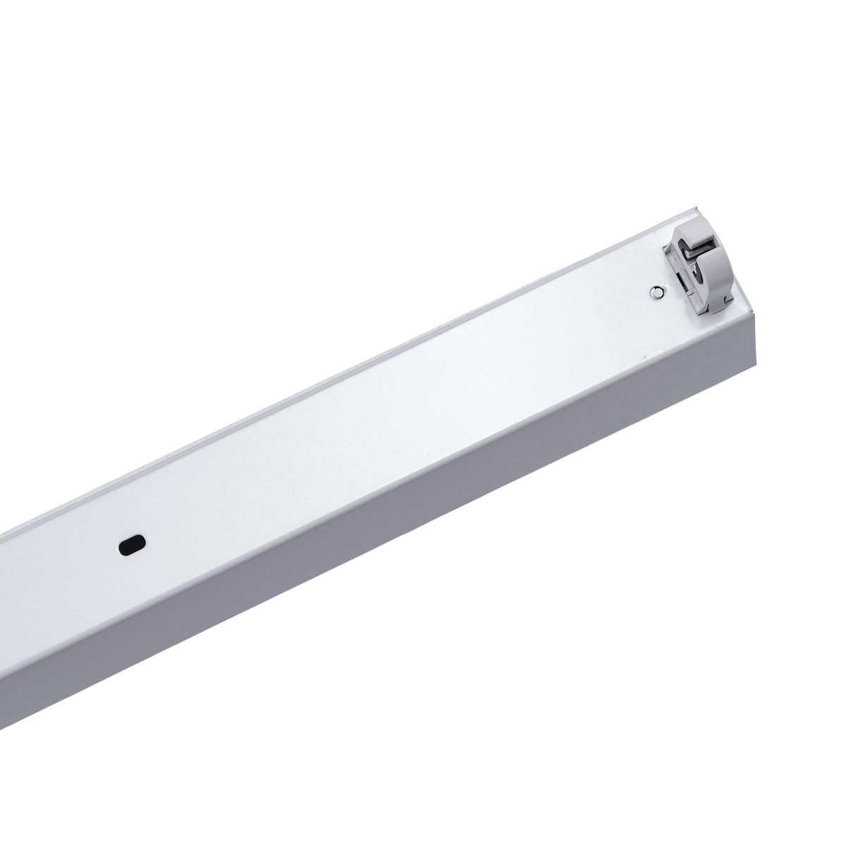Lampe poutre pour tube LED T8, 620 mm, blanc, zincor , 620 x 63 x 74 mm