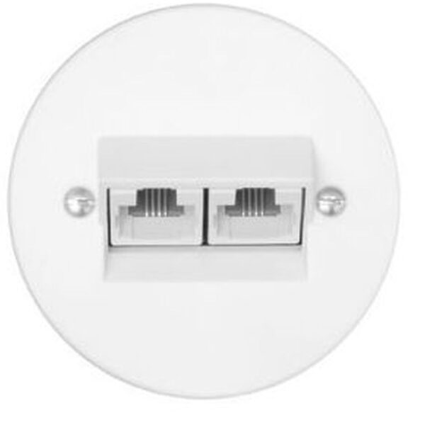 Appareil P ISDN Ø58 2xRJ45/nb s bl