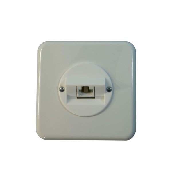 Prise PMI Ø43 ISDN 1xRJ45/nb bl