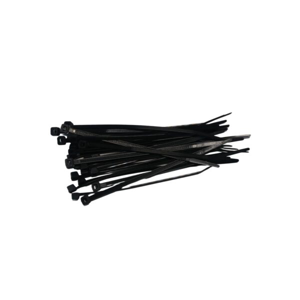 Collier de serrage, noir, L x B 160 mm x 2.5 mm, paquet de 100 pièces