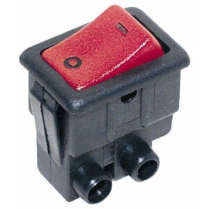 Interrupteur à bascule INC ELBRO, 6 A/250 V, rouge