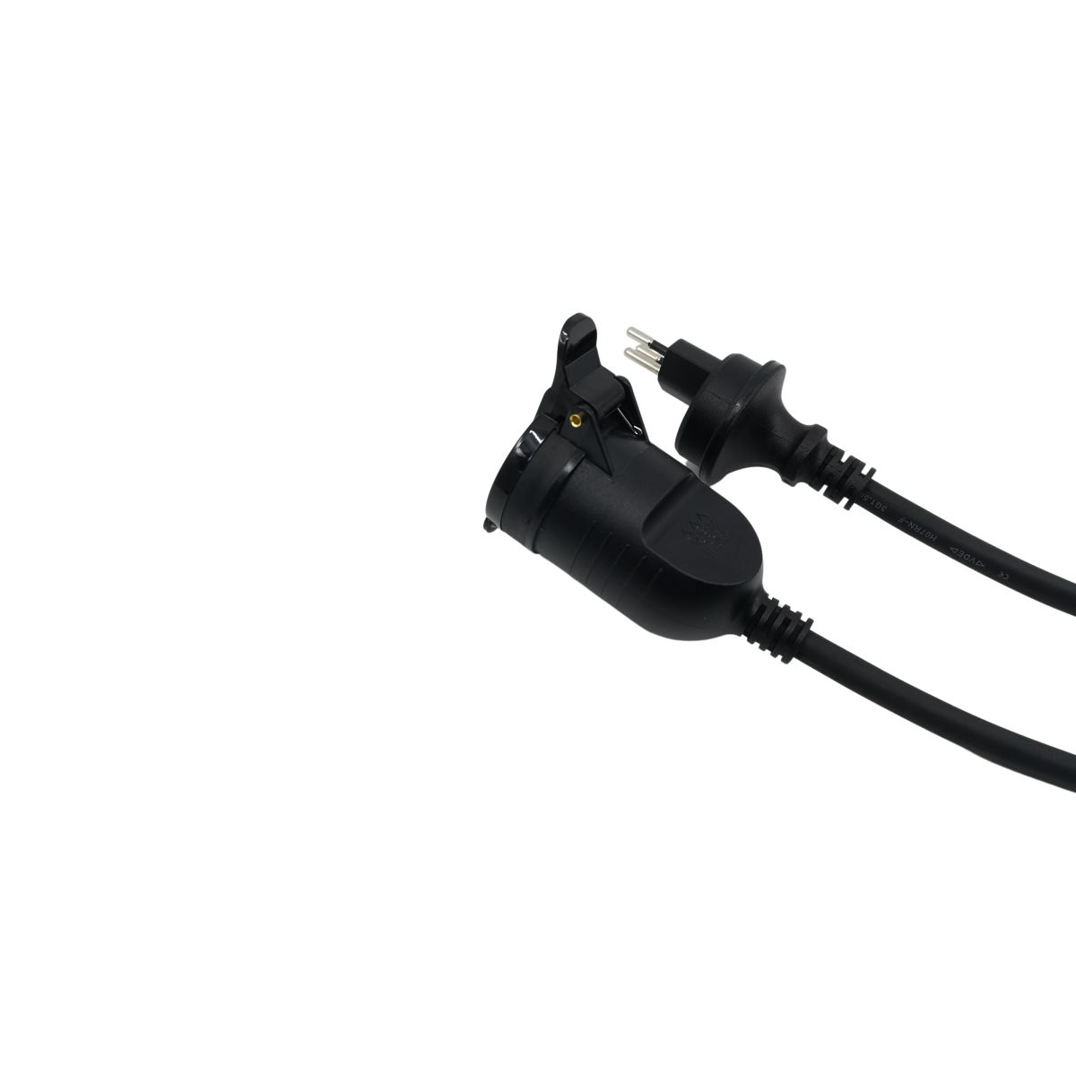 Verlängerung T13/T13 5m schwarz IP55 3x1.5 mm2
