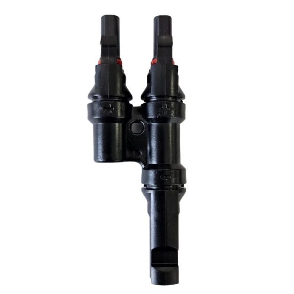 PV-Abzweigstecker Y 2 x Stecker 1 x Kupplung schwarz