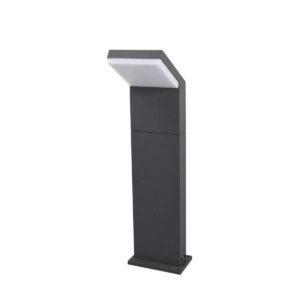 Borne lumineuse LED ELBRO, 9 W, 680 lm, 2200 K, IP54, avec plaque de base, anthracite