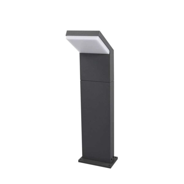 Borne lumineuse LED ELBRO, 9 W, 680 lm, 2200 K, IP54, avec plaque de base, anthracite