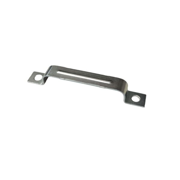 Bride de fixation, acier inoxydable, 77 x 10 x 10 mm, compatible avec les câbles plats Woertz Ecobus-i*