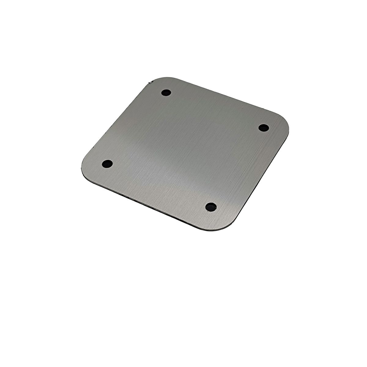 Couvercle étache, pour locaux humides/ mouillés, couvercle d'obturation, épaisseur 1,5 mm, avec joint, 130 x 130 mm, acier V2A