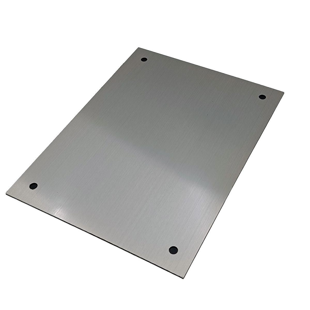 Couvercle étache, pour locaux humides/ mouillés, couvercle d'obturation, épaisseur 2.0 mm, avec joint, 270 x 200 mm, acier V2A