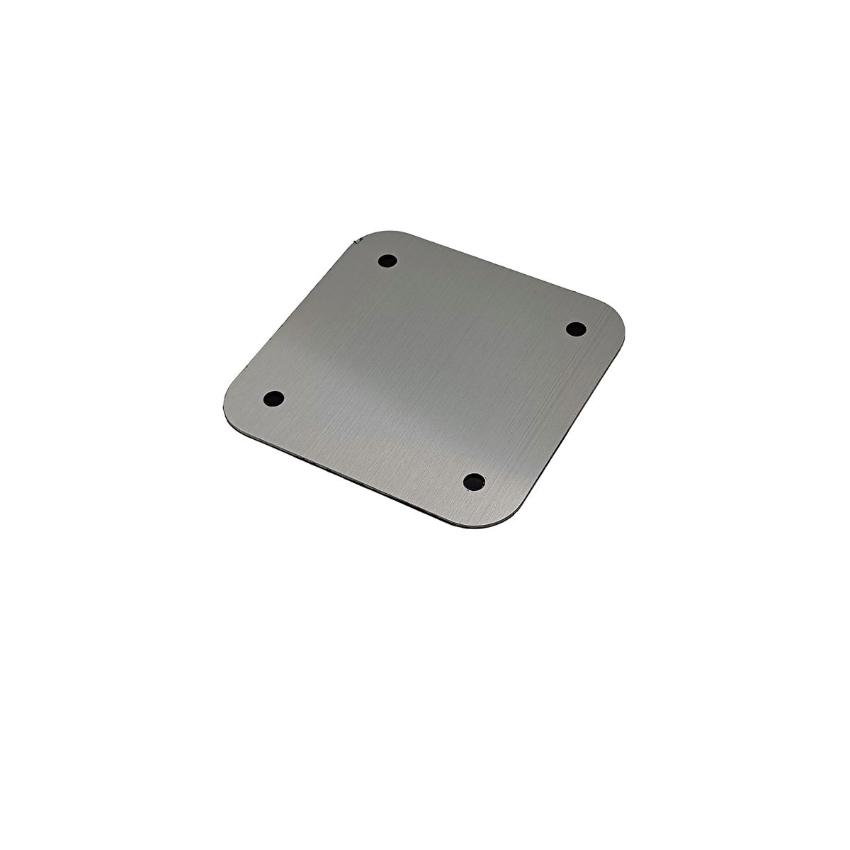 Couvercle étache, pour locaux humides/ mouillés, couvercle d'obturation, épaisseur 1,5 mm, avec joint, 88 x 88 mm, acier V2A