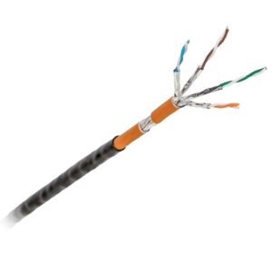 Câble d'installation LANmark 6A Industry, Cat. 6A, S/FTP, AWG23, LSZH, gaine PE, noir, 500 m, Eca (sans gaine PE)