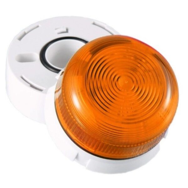 Lampe flash au xénon, 230 V AC, orange (ambre), 15 mA, 3 W, IP65